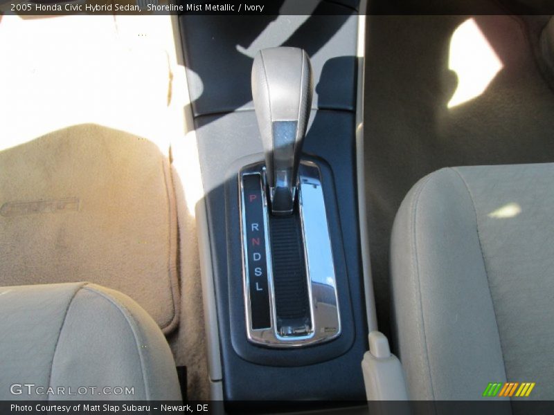 Shoreline Mist Metallic / Ivory 2005 Honda Civic Hybrid Sedan