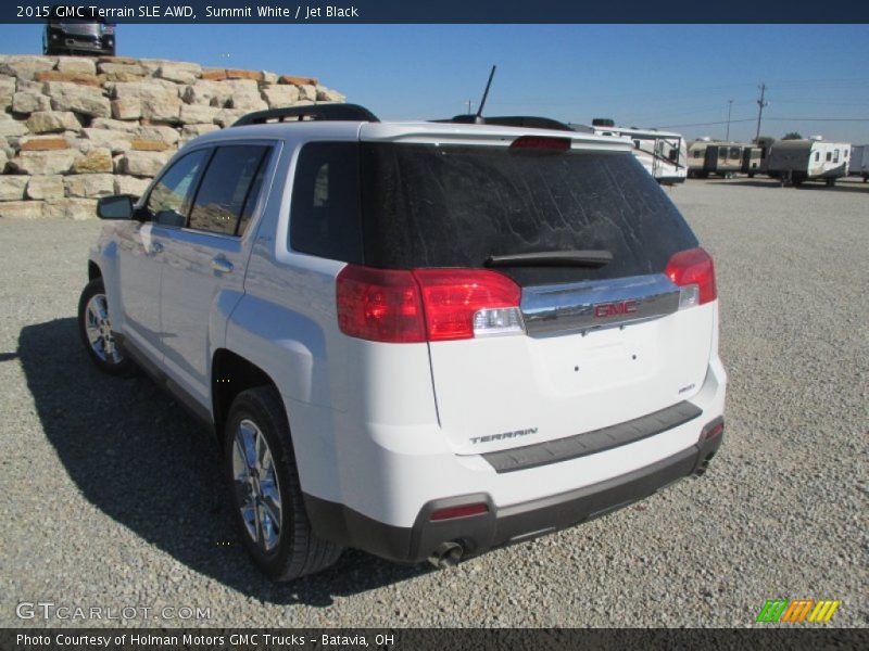 Summit White / Jet Black 2015 GMC Terrain SLE AWD