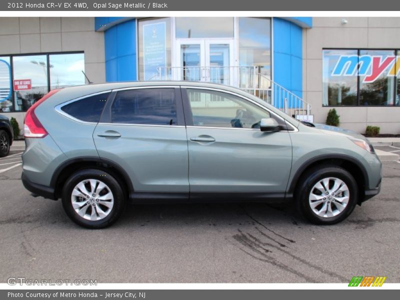 Opal Sage Metallic / Black 2012 Honda CR-V EX 4WD