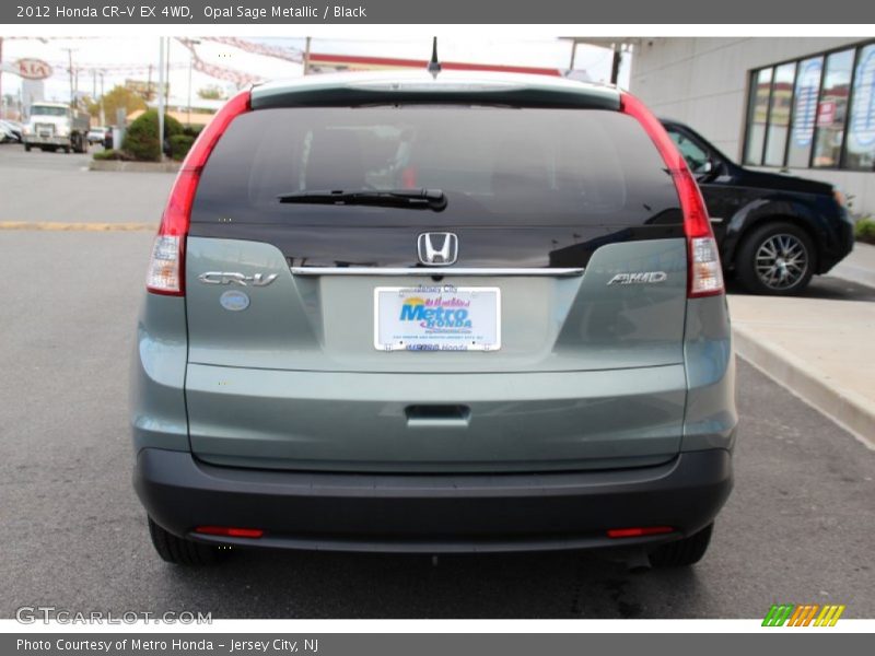 Opal Sage Metallic / Black 2012 Honda CR-V EX 4WD