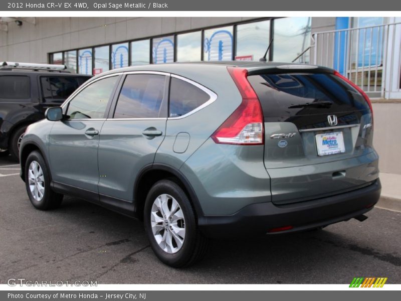 Opal Sage Metallic / Black 2012 Honda CR-V EX 4WD