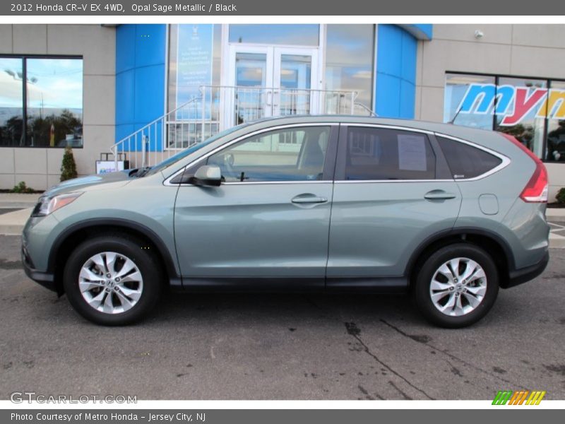 Opal Sage Metallic / Black 2012 Honda CR-V EX 4WD