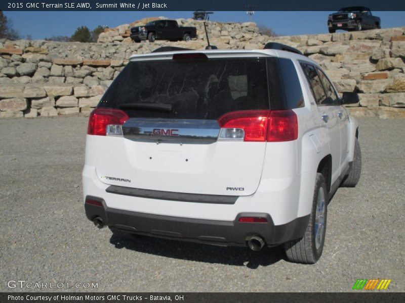 Summit White / Jet Black 2015 GMC Terrain SLE AWD