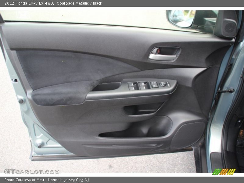 Opal Sage Metallic / Black 2012 Honda CR-V EX 4WD