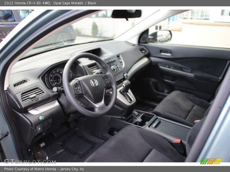 Opal Sage Metallic / Black 2012 Honda CR-V EX 4WD