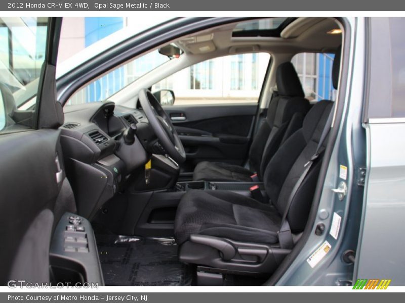 Opal Sage Metallic / Black 2012 Honda CR-V EX 4WD
