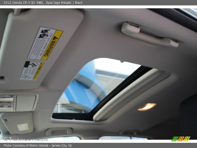 Opal Sage Metallic / Black 2012 Honda CR-V EX 4WD