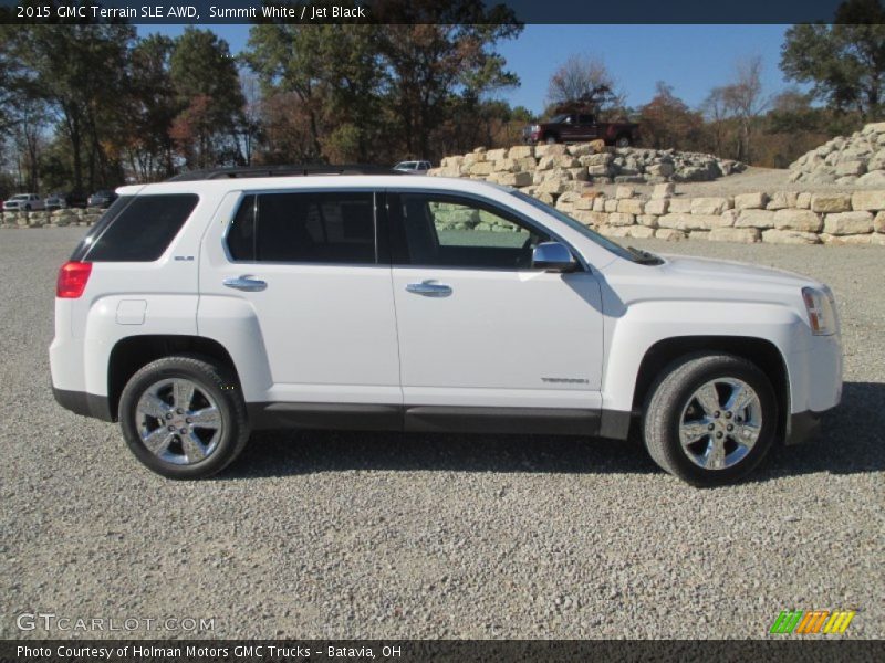 Summit White / Jet Black 2015 GMC Terrain SLE AWD