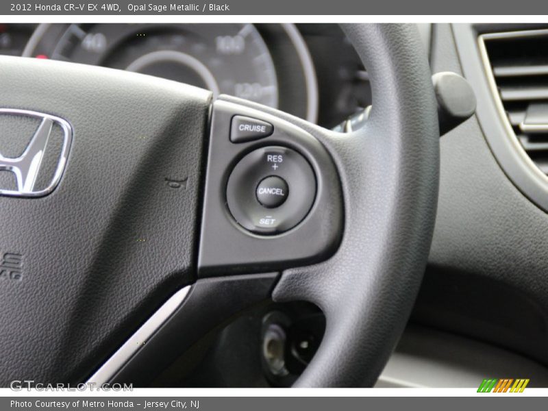 Opal Sage Metallic / Black 2012 Honda CR-V EX 4WD