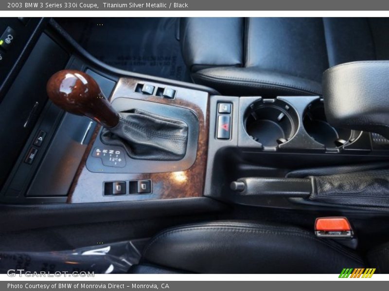 Titanium Silver Metallic / Black 2003 BMW 3 Series 330i Coupe