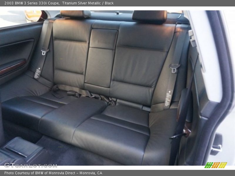 Titanium Silver Metallic / Black 2003 BMW 3 Series 330i Coupe