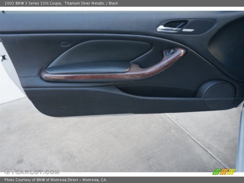 Titanium Silver Metallic / Black 2003 BMW 3 Series 330i Coupe