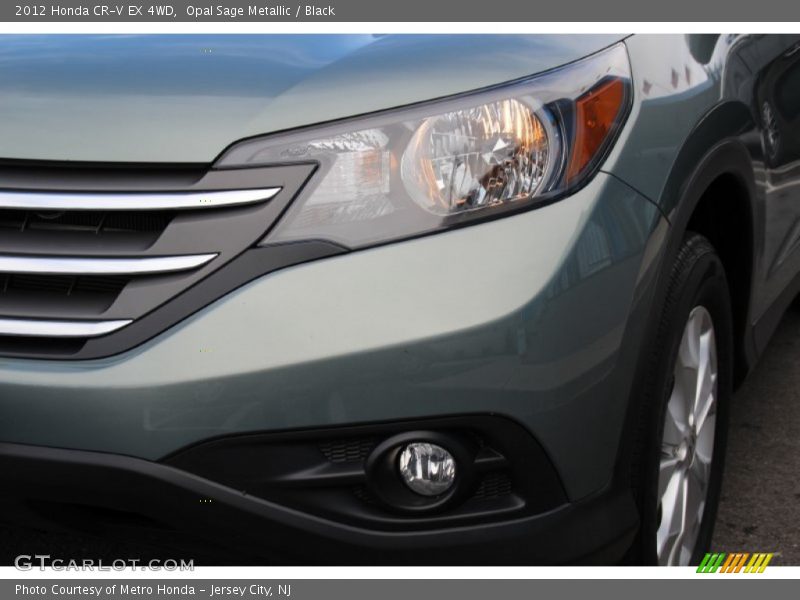 Opal Sage Metallic / Black 2012 Honda CR-V EX 4WD