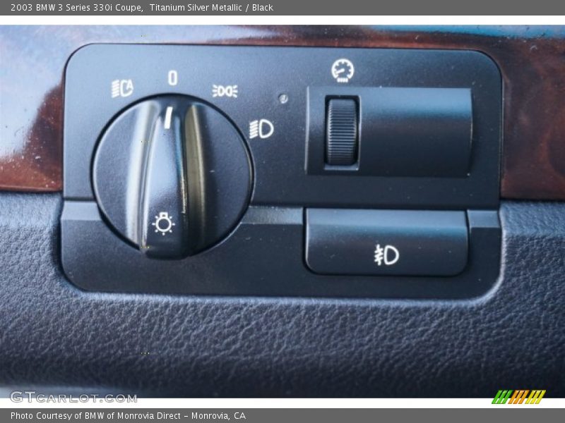 Titanium Silver Metallic / Black 2003 BMW 3 Series 330i Coupe