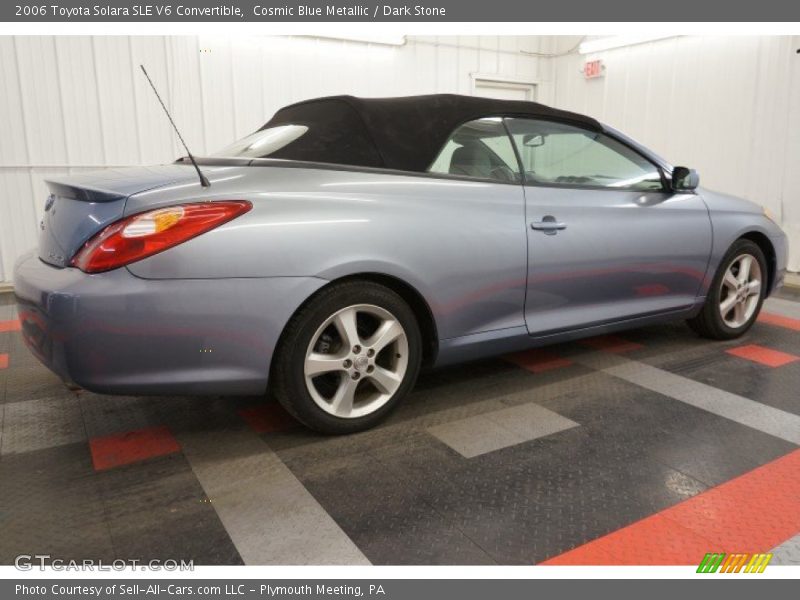 Cosmic Blue Metallic / Dark Stone 2006 Toyota Solara SLE V6 Convertible