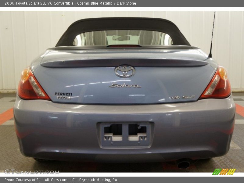Cosmic Blue Metallic / Dark Stone 2006 Toyota Solara SLE V6 Convertible