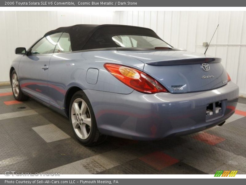 Cosmic Blue Metallic / Dark Stone 2006 Toyota Solara SLE V6 Convertible
