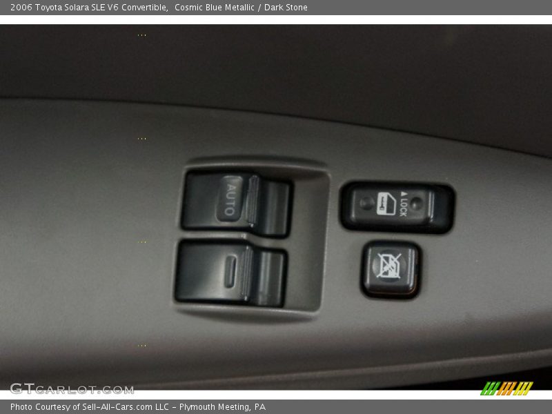 Cosmic Blue Metallic / Dark Stone 2006 Toyota Solara SLE V6 Convertible