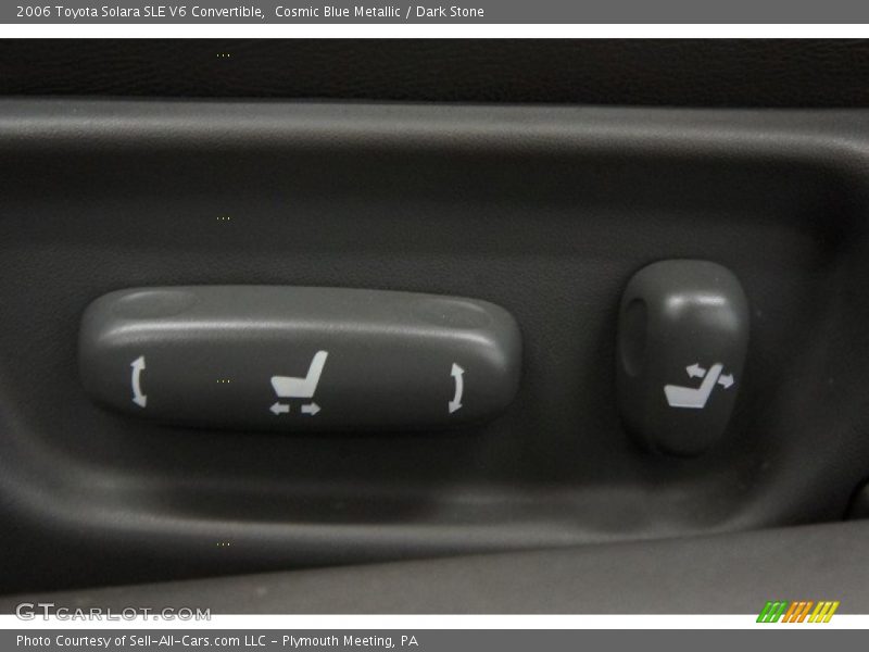 Cosmic Blue Metallic / Dark Stone 2006 Toyota Solara SLE V6 Convertible