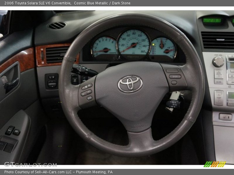 Cosmic Blue Metallic / Dark Stone 2006 Toyota Solara SLE V6 Convertible