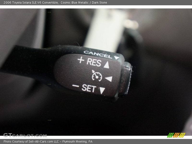 Cosmic Blue Metallic / Dark Stone 2006 Toyota Solara SLE V6 Convertible