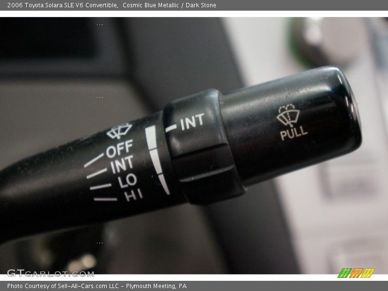 Cosmic Blue Metallic / Dark Stone 2006 Toyota Solara SLE V6 Convertible