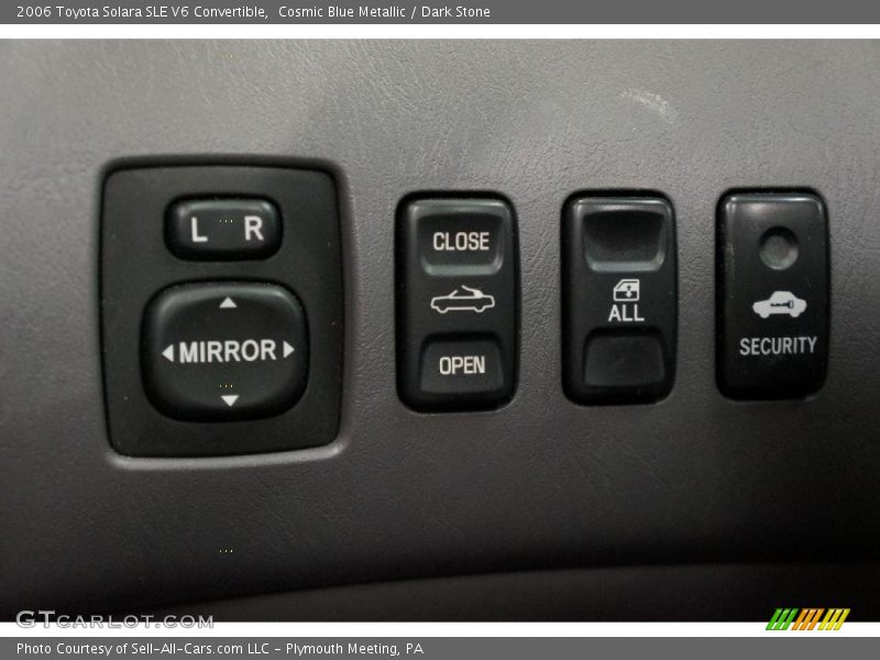 Cosmic Blue Metallic / Dark Stone 2006 Toyota Solara SLE V6 Convertible