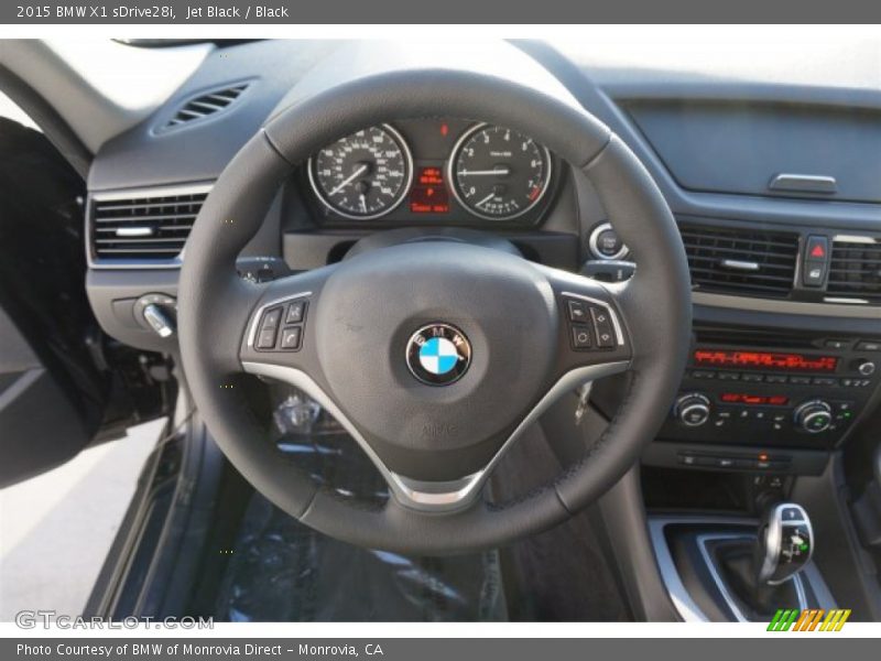 Jet Black / Black 2015 BMW X1 sDrive28i