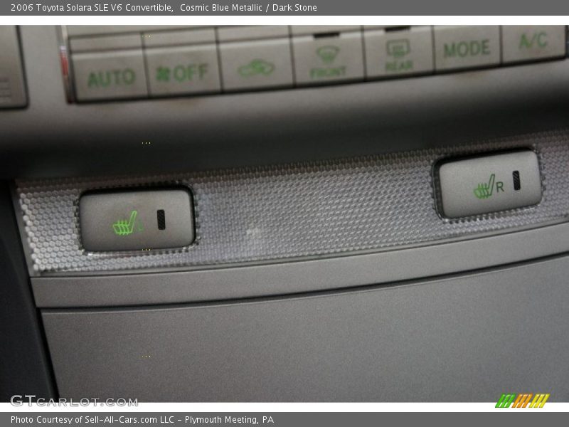 Cosmic Blue Metallic / Dark Stone 2006 Toyota Solara SLE V6 Convertible
