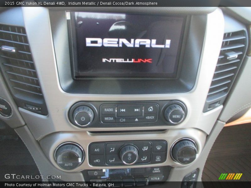 Iridium Metallic / Denali Cocoa/Dark Atmosphere 2015 GMC Yukon XL Denali 4WD