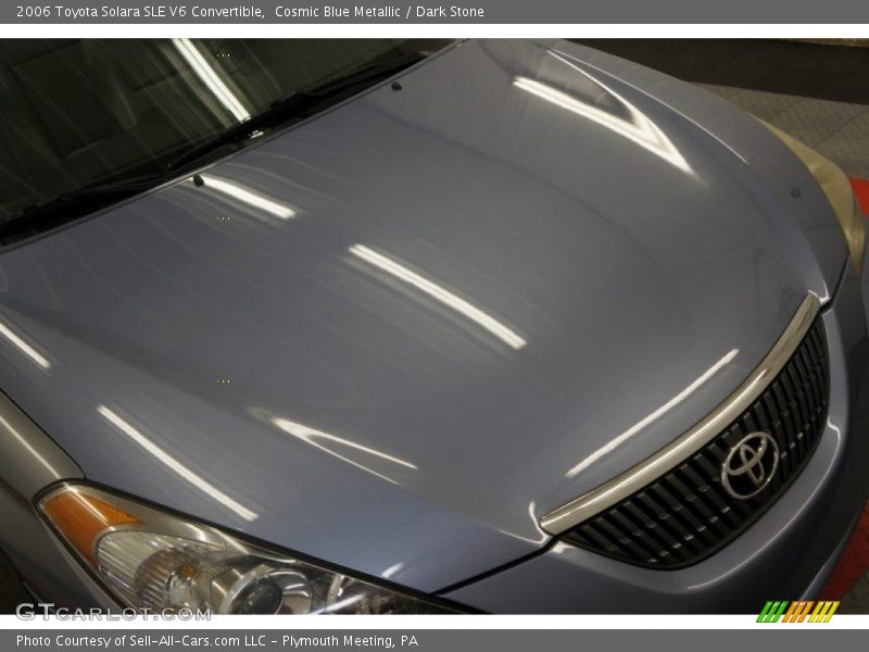 Cosmic Blue Metallic / Dark Stone 2006 Toyota Solara SLE V6 Convertible