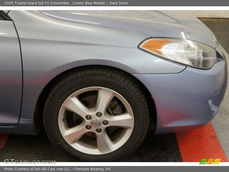 Cosmic Blue Metallic / Dark Stone 2006 Toyota Solara SLE V6 Convertible