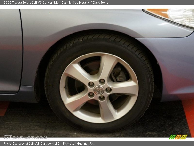 Cosmic Blue Metallic / Dark Stone 2006 Toyota Solara SLE V6 Convertible