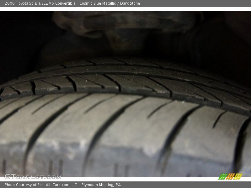 Cosmic Blue Metallic / Dark Stone 2006 Toyota Solara SLE V6 Convertible
