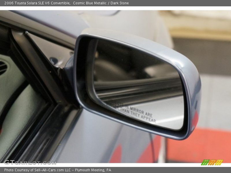 Cosmic Blue Metallic / Dark Stone 2006 Toyota Solara SLE V6 Convertible