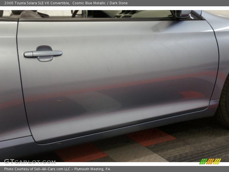 Cosmic Blue Metallic / Dark Stone 2006 Toyota Solara SLE V6 Convertible