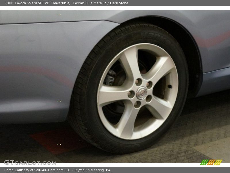Cosmic Blue Metallic / Dark Stone 2006 Toyota Solara SLE V6 Convertible