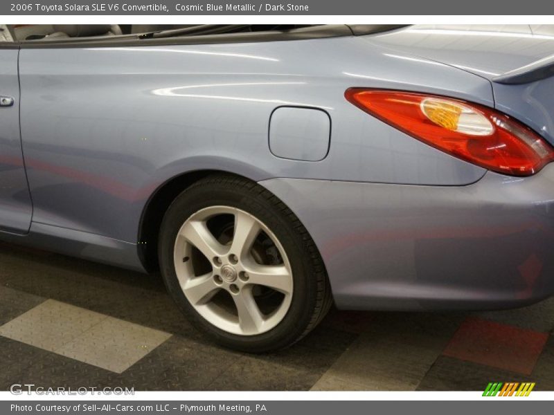 Cosmic Blue Metallic / Dark Stone 2006 Toyota Solara SLE V6 Convertible