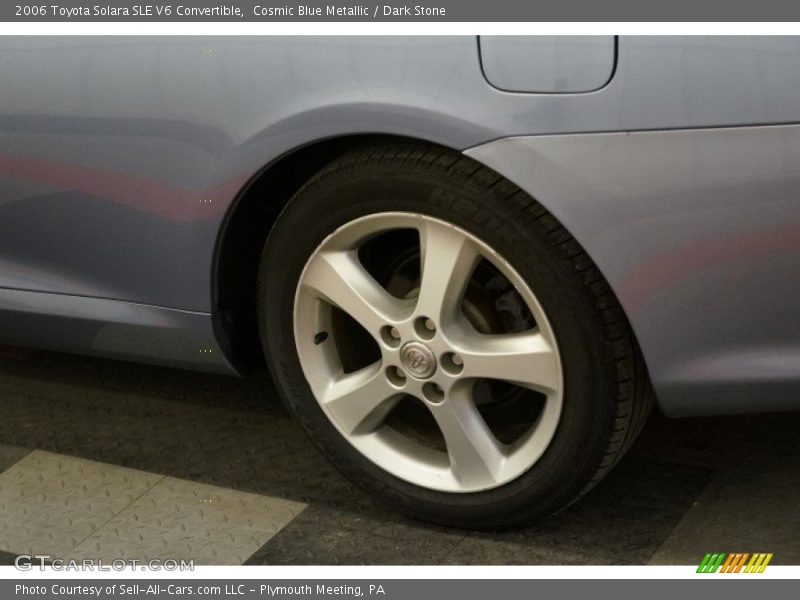 Cosmic Blue Metallic / Dark Stone 2006 Toyota Solara SLE V6 Convertible