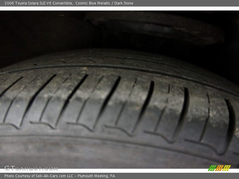Cosmic Blue Metallic / Dark Stone 2006 Toyota Solara SLE V6 Convertible