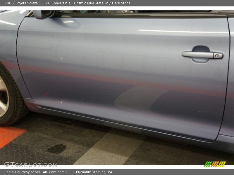 Cosmic Blue Metallic / Dark Stone 2006 Toyota Solara SLE V6 Convertible
