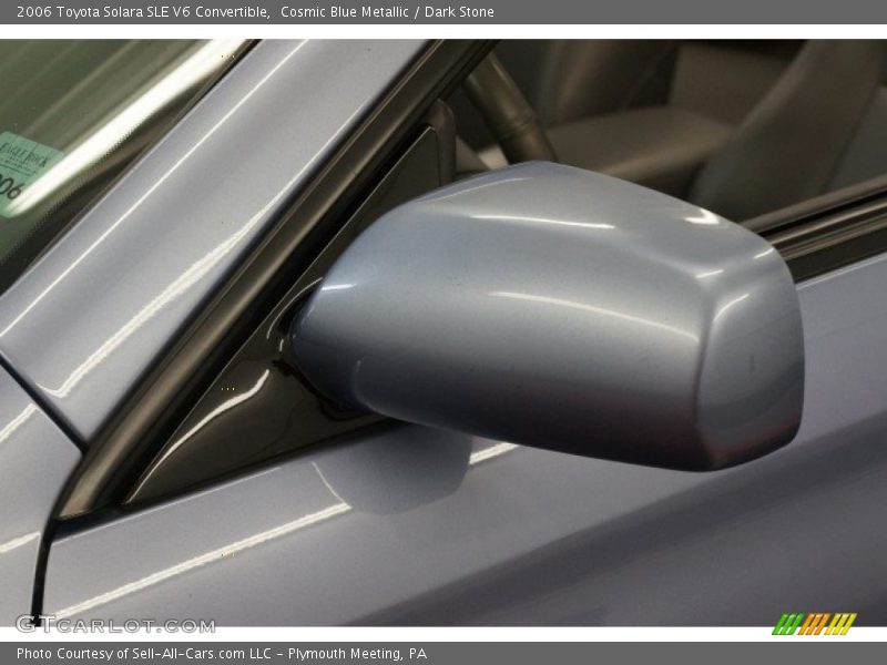 Cosmic Blue Metallic / Dark Stone 2006 Toyota Solara SLE V6 Convertible