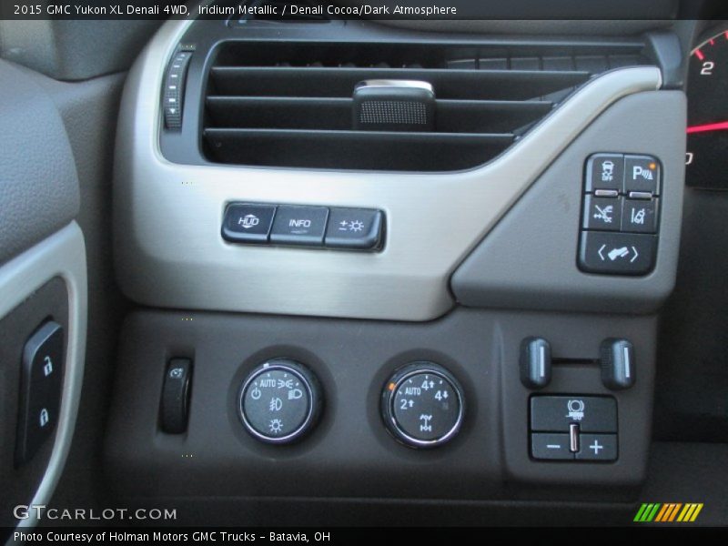 Iridium Metallic / Denali Cocoa/Dark Atmosphere 2015 GMC Yukon XL Denali 4WD