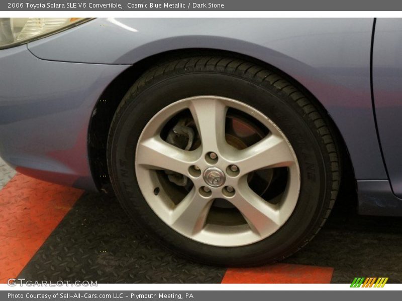 Cosmic Blue Metallic / Dark Stone 2006 Toyota Solara SLE V6 Convertible