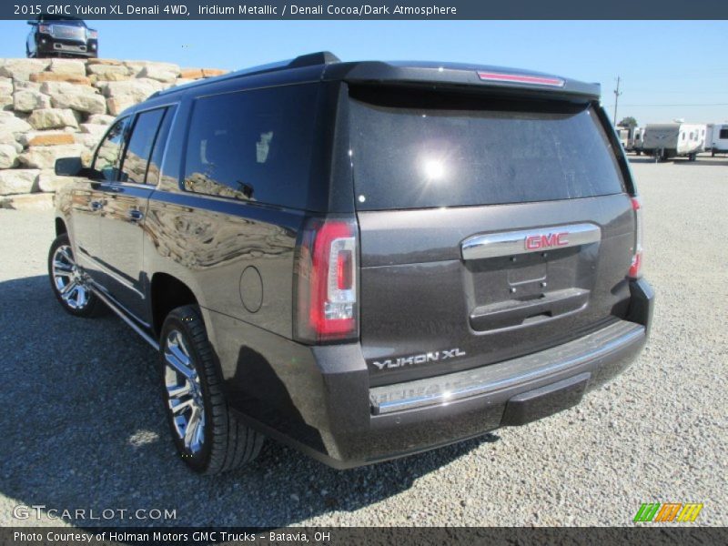 Iridium Metallic / Denali Cocoa/Dark Atmosphere 2015 GMC Yukon XL Denali 4WD
