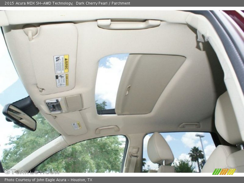 Dark Cherry Pearl / Parchment 2015 Acura MDX SH-AWD Technology