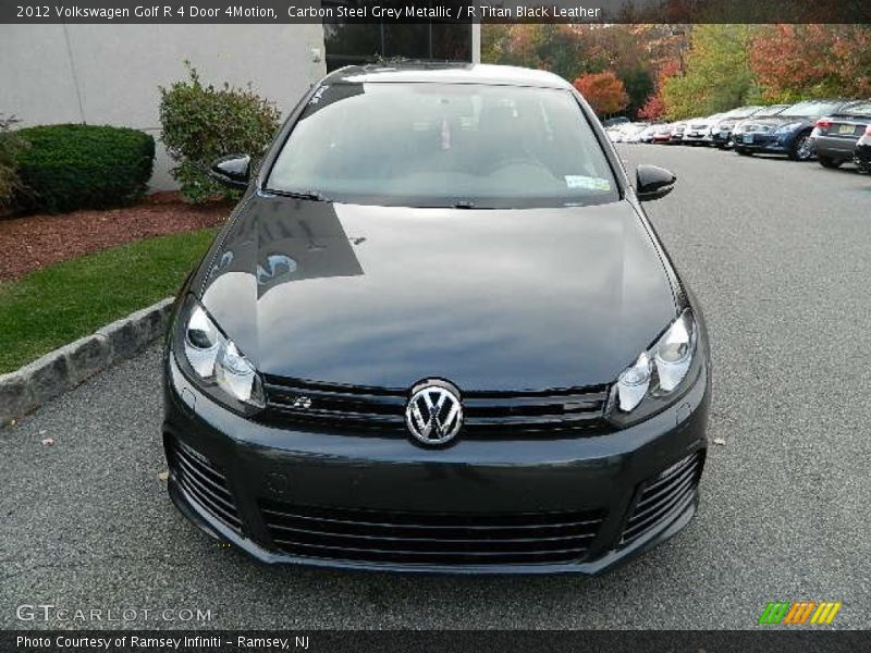 Carbon Steel Grey Metallic / R Titan Black Leather 2012 Volkswagen Golf R 4 Door 4Motion