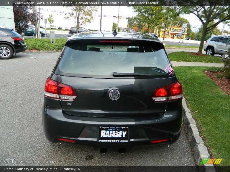 Carbon Steel Grey Metallic / R Titan Black Leather 2012 Volkswagen Golf R 4 Door 4Motion