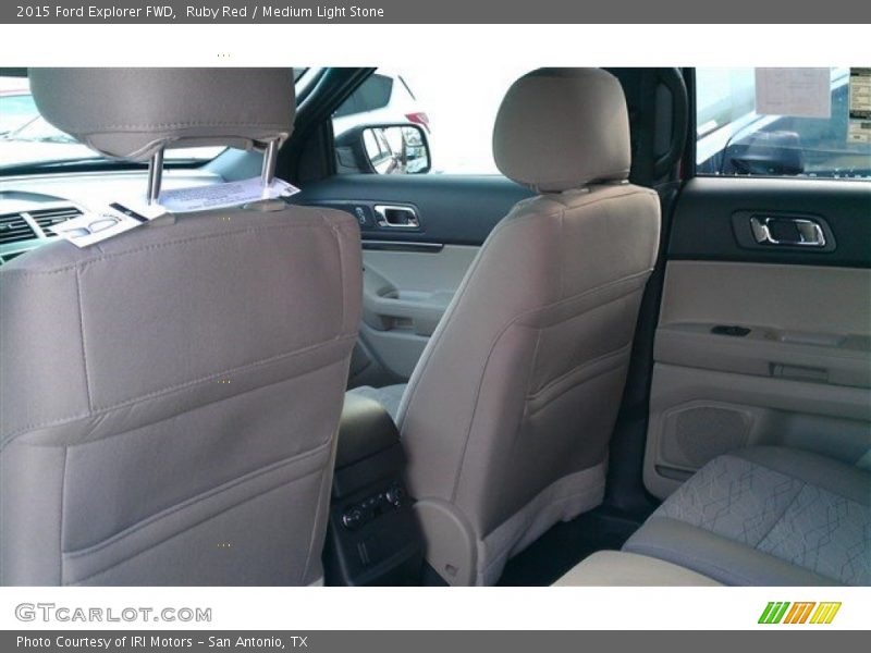 Ruby Red / Medium Light Stone 2015 Ford Explorer FWD