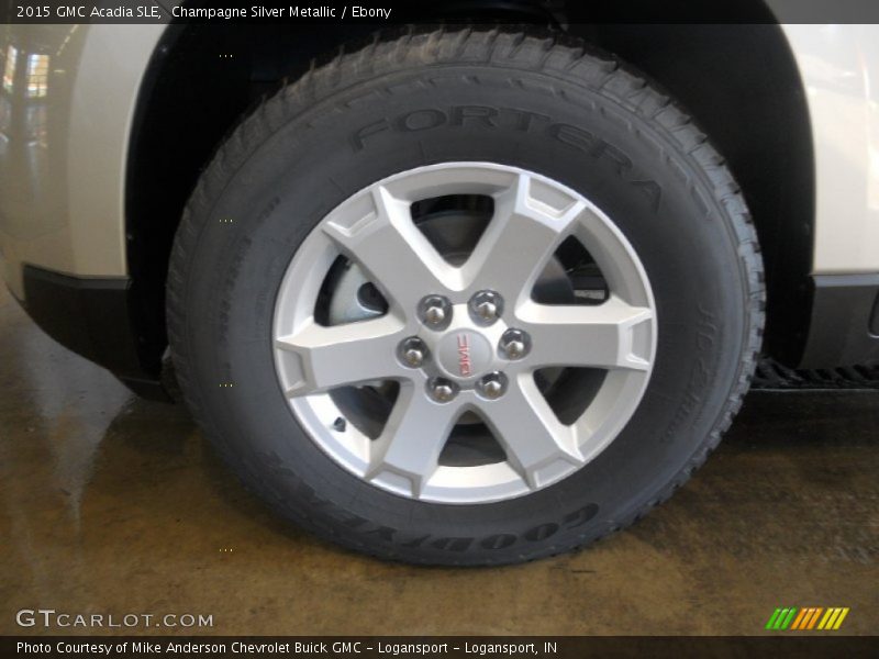 Champagne Silver Metallic / Ebony 2015 GMC Acadia SLE